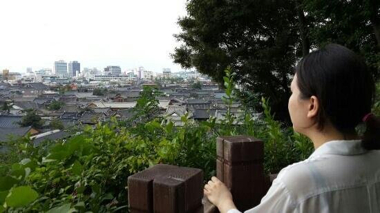 오목대에서 전망