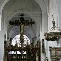 Cross on rood screen