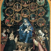 Madonna del Rosario di L.Lotto