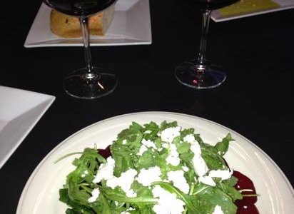 Beet carpaccio salad