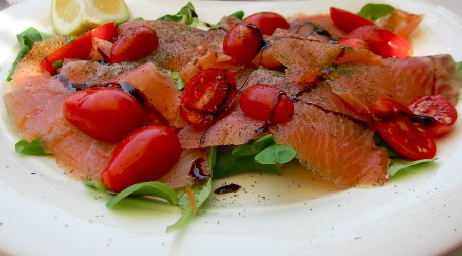 Smoked trout salad