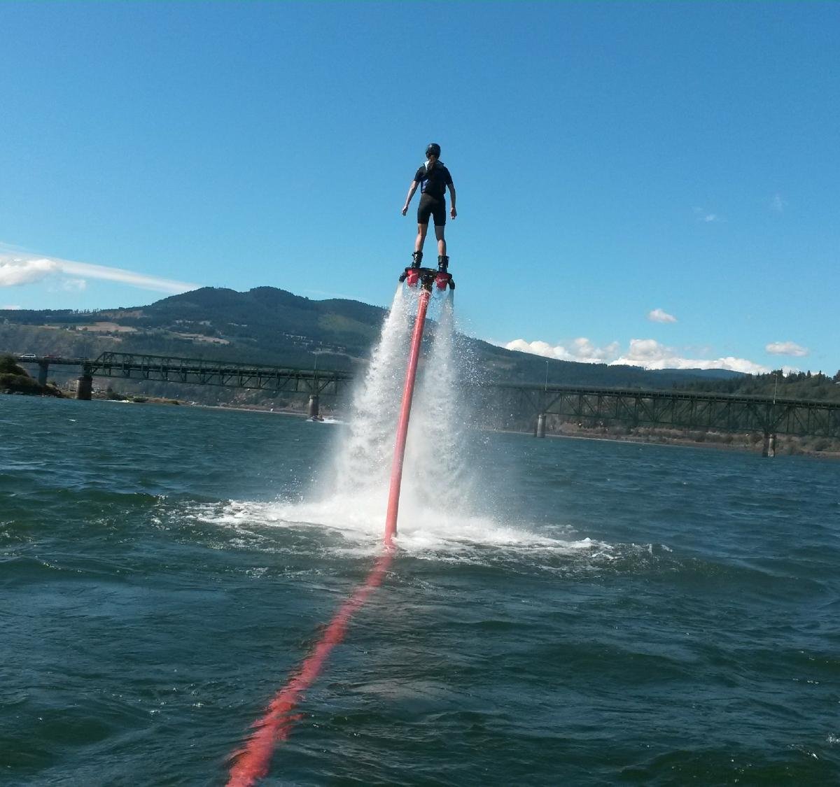 Flyboard пейзаж