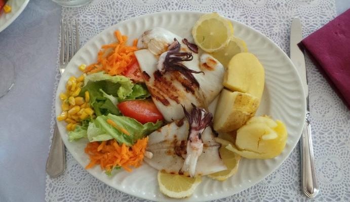 Lulas grelhadas