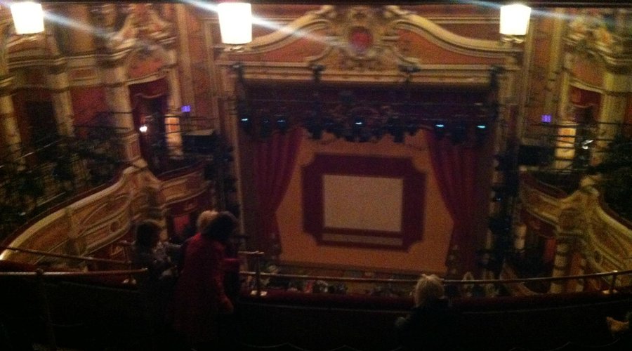 Curtain down.