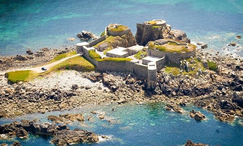 Fort Clonque from the air