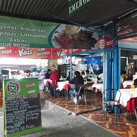 Iquique, Chile. Terminal Agropecuario. Lugares donde comer.