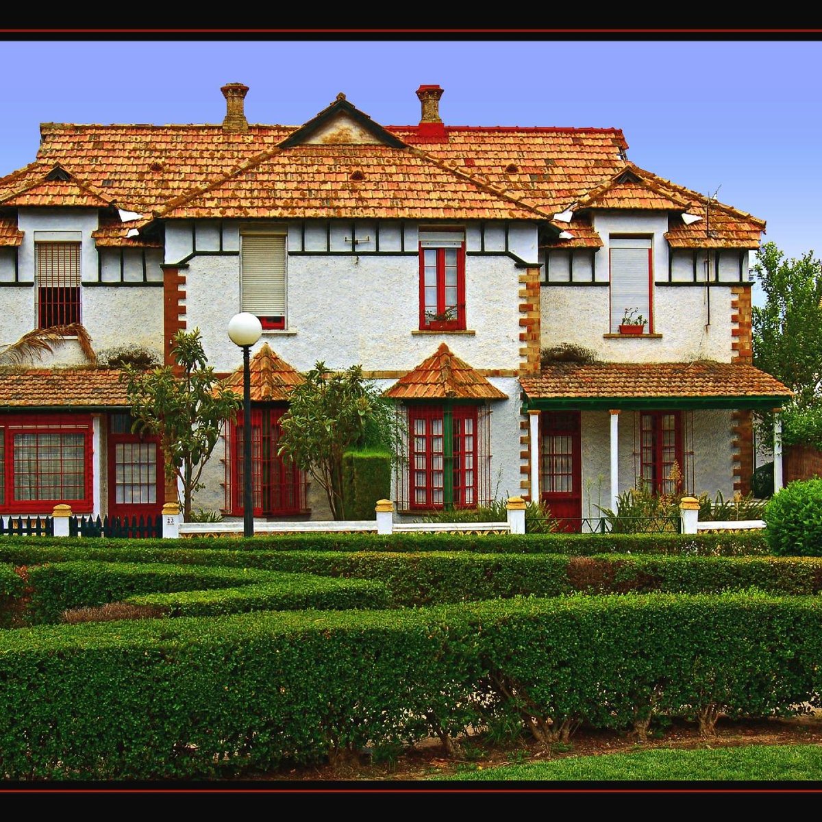 Barrio ingles en Huelva, Andalucía, España English district in