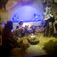 Una scena del presepe a Loreto