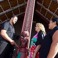 Guides engaging with visitors