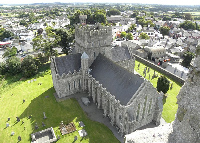St. Brigid's Kildare Cathederal, view from atop Round Tower