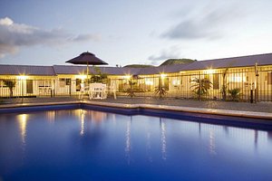 Motel Oasis in Gisborne, image may contain: Hotel, Resort, Villa, Pool