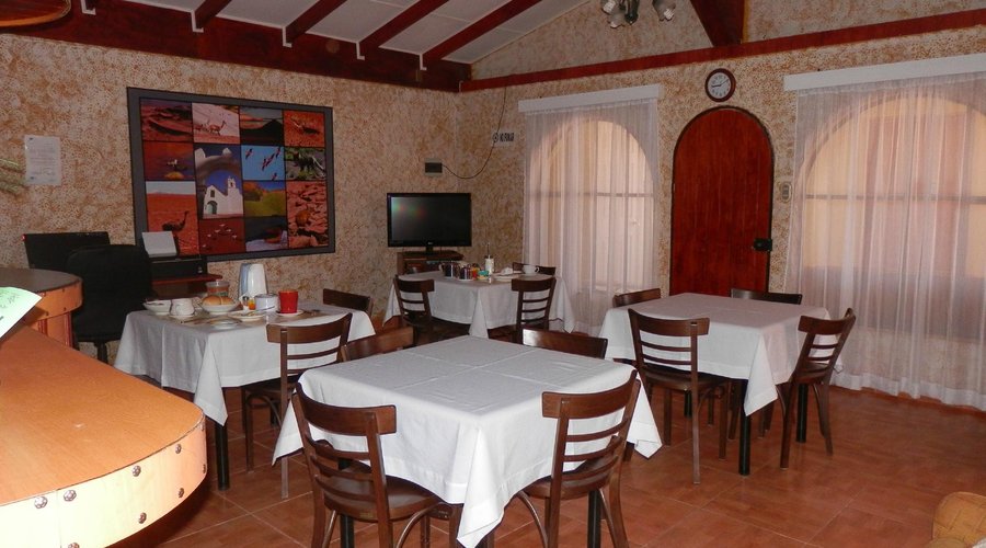 Area do café e recepção