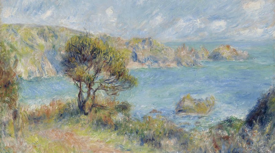 View at Guernsey by Pierre-Auguste Renoir