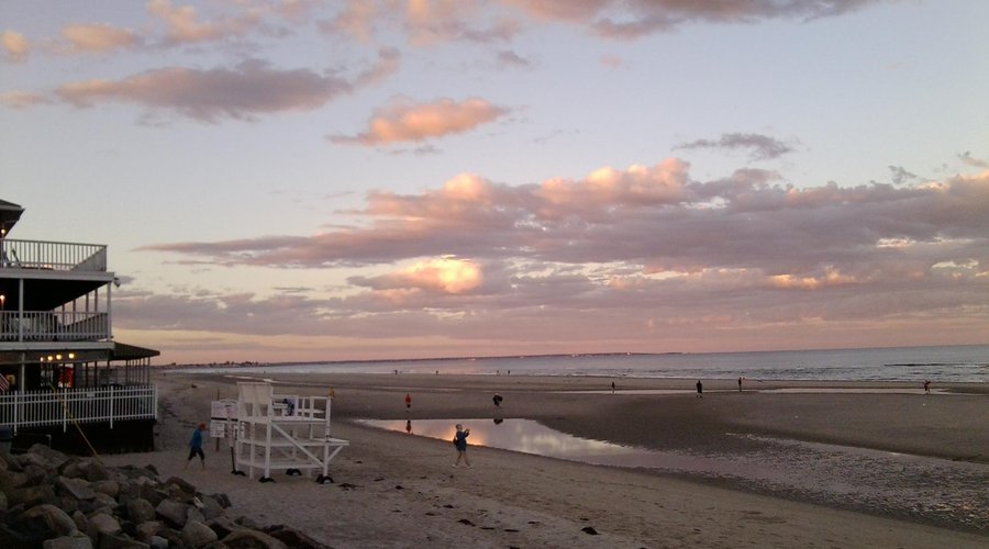 view from outside the front door