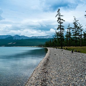 Lake east of camp