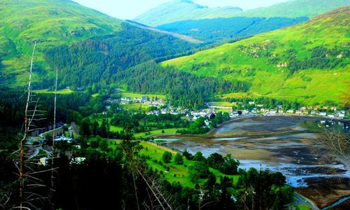 The view of The Goil Inn