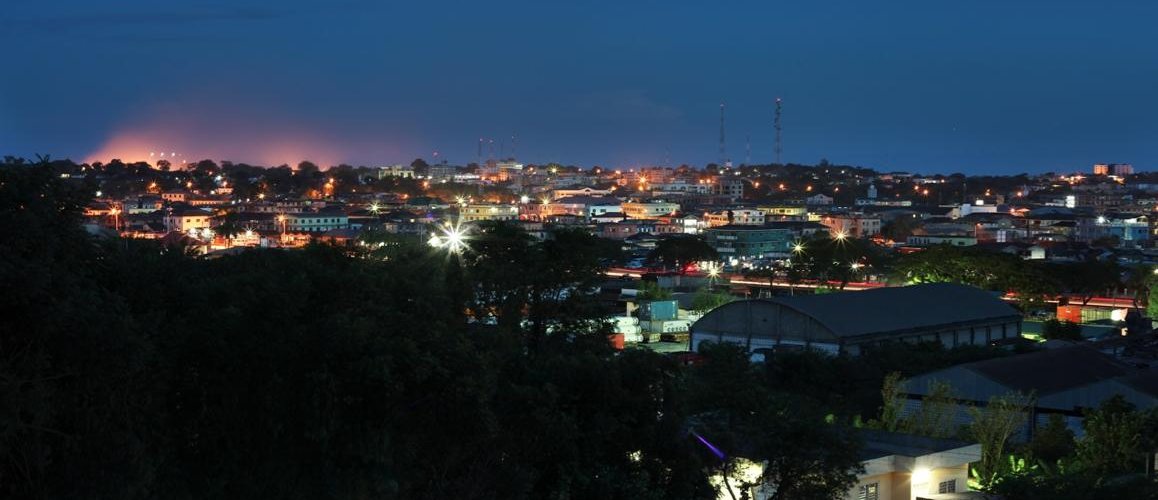 Takoradi at night