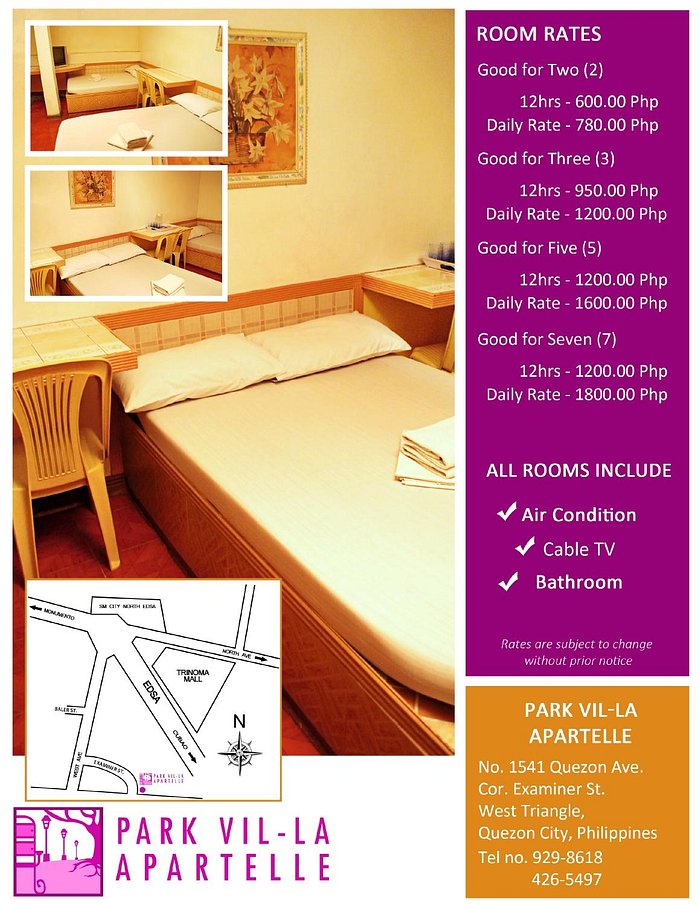 PARK VIL-LA APARTELLE - Apartment Reviews & Price Comparison (Quezon City,  Philippines) - Tripadvisor