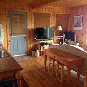 Same main room with kitchen area