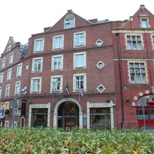 Harding Hotel in Dublin, image may contain: Chair, Loft, Indoors, Bed