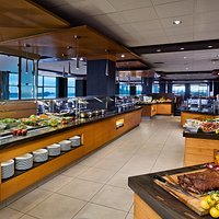 The buffet and live action stations offer a variety sure to please all diners