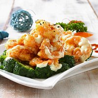 Wasabi Mayo Prawns