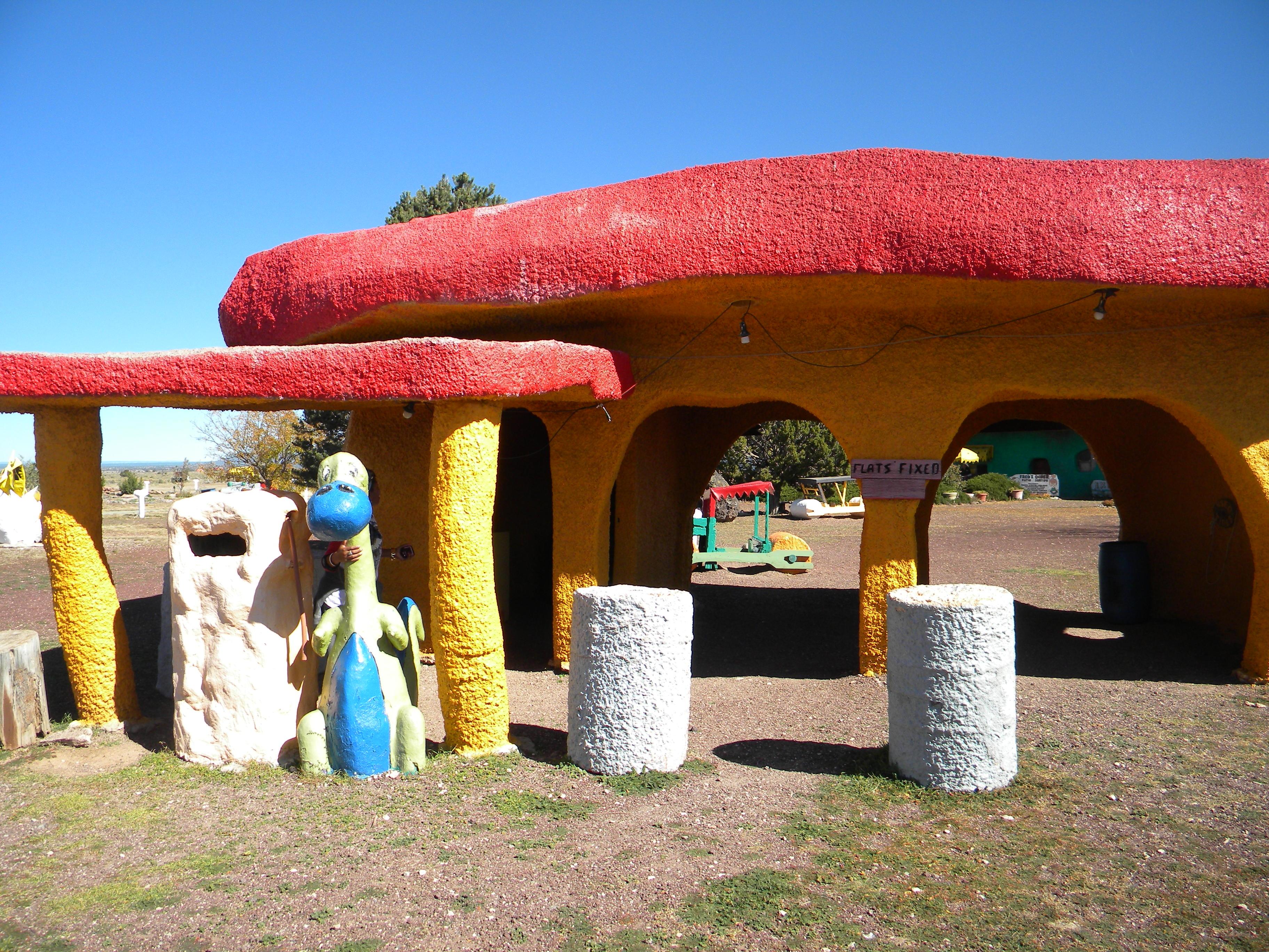 The flintstones shop land