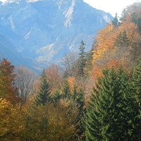 View towards Feuerkogel from terrace
