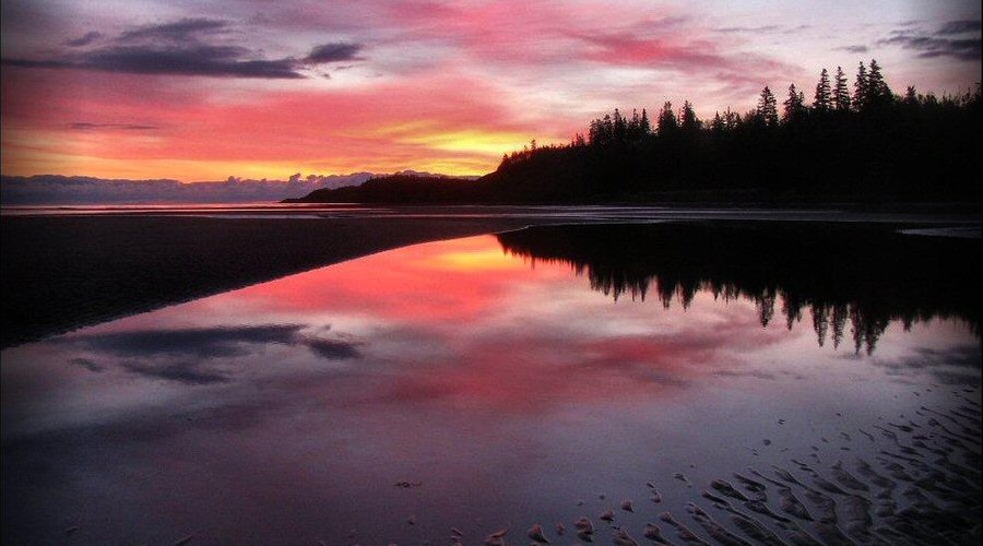 ocean beach in Beach Point, PEI, Canada