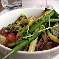 Salad with the fishcake