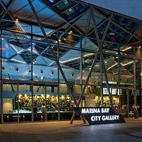Marina Bay City Gallery at night