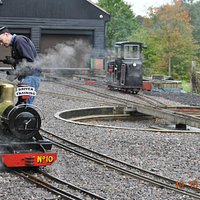 Engine in steam for driver traing