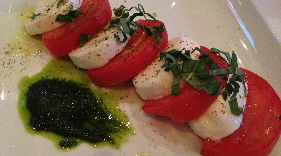 Delicious Caprese Salad, Carmelina's  |  307-309 Hanover St, Boston