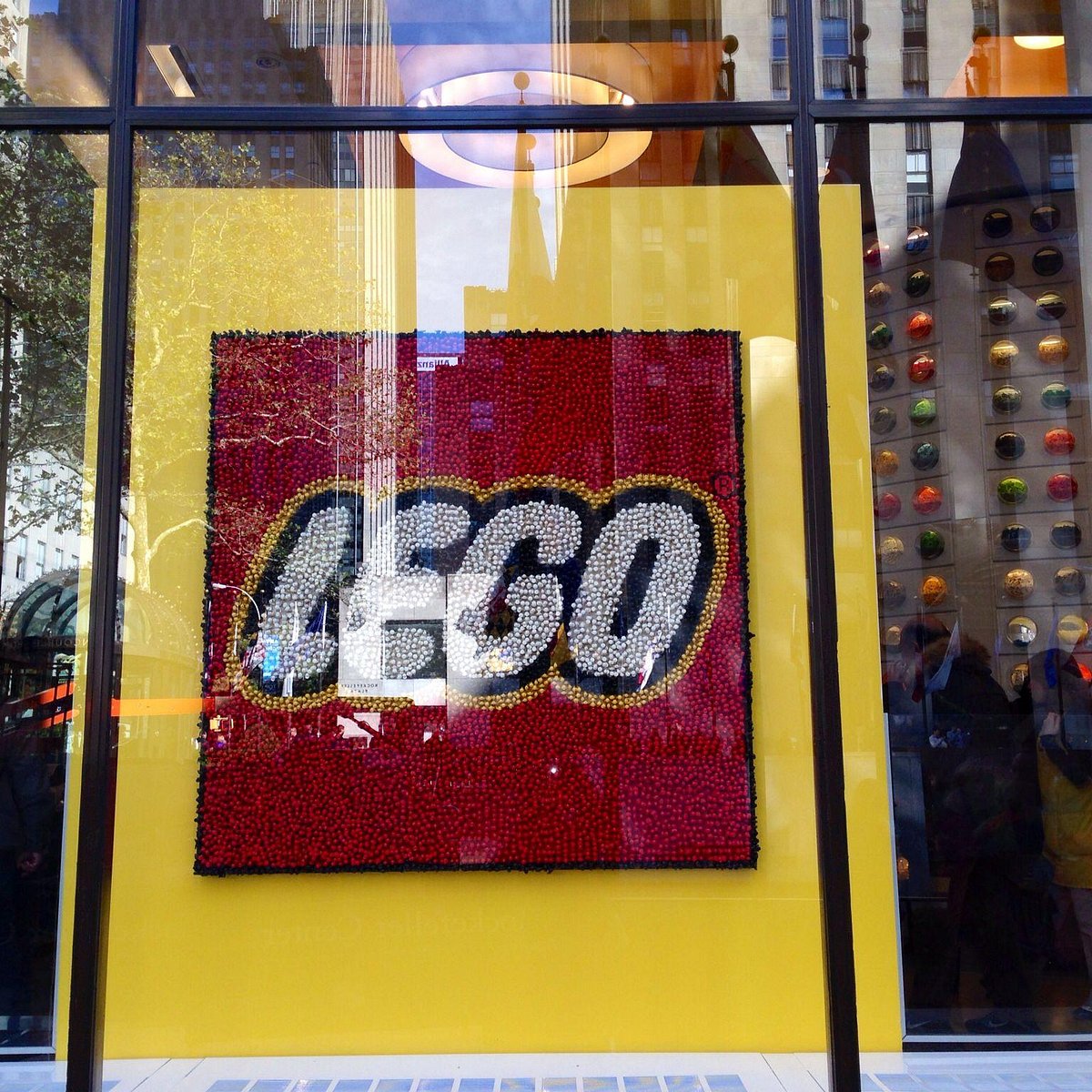 LEGO Store Holiday Windows on 5th Avenue NYC 