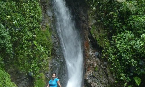Catarata en Puentes Colgantes