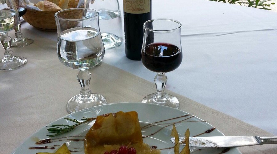 A table ! Foie gras maison