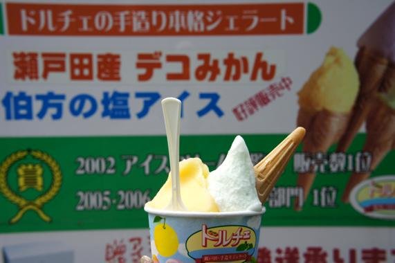 瀬戸田のレモンと伯方の塩のダブル