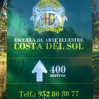 Cartel Escuela de Arte Ecuestre de la Costa del Sol