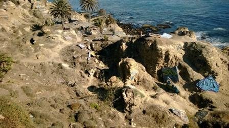 sunken city landslide