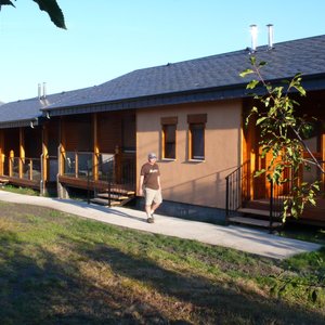 Vista exterior de las casitas