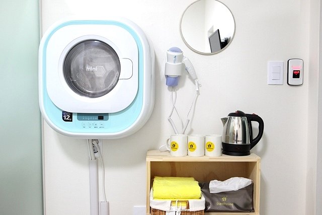 Mini Laundry Machine in Room - Picture of STEP INN Myeongdong 1, Seoul -  Tripadvisor