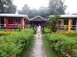 Summer Homes Beach Resort in Palawan Island, image may contain: Hotel, Resort, Garden, Person