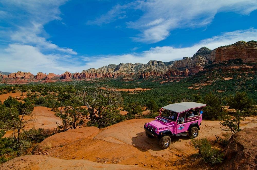 sunset pink jeep tour sedona