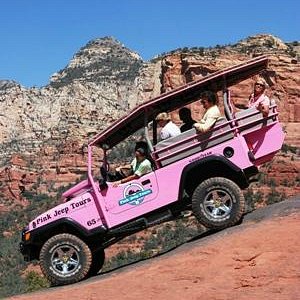 pink jeep tours sedona map