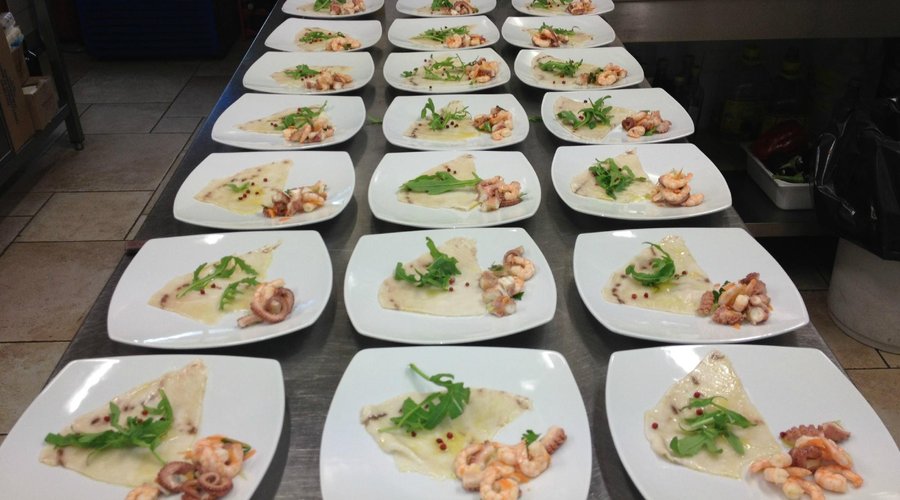 Marinata di carpaccio crudo di pesce spada