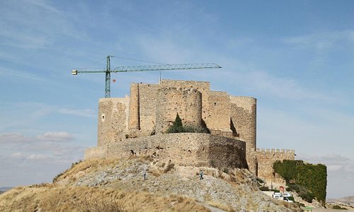 Castle seen from the windmills' hill