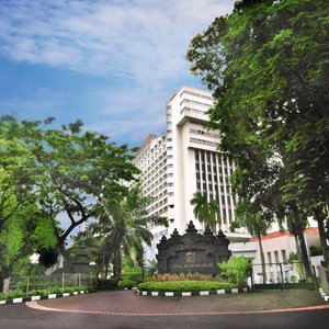 Hotel Borobudur Jakarta in Jakarta, image may contain: City, Hotel, Resort, Condo