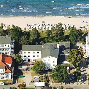 Luftbild der Jugendherberge Binz