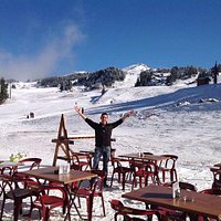 la terrasse et le beau temps