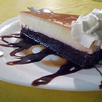 Delicious flan. Could really taste the rum flavor. Mmmm!